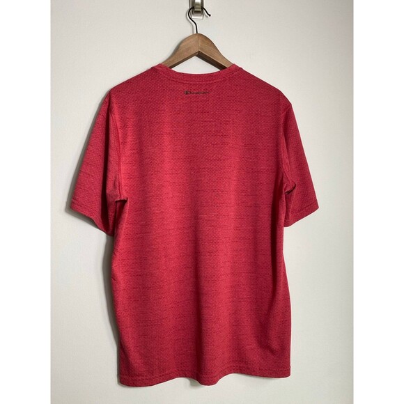 Champion Men’s Red Heathered Performance T-Shirt Size Large - Picture 2 of 6